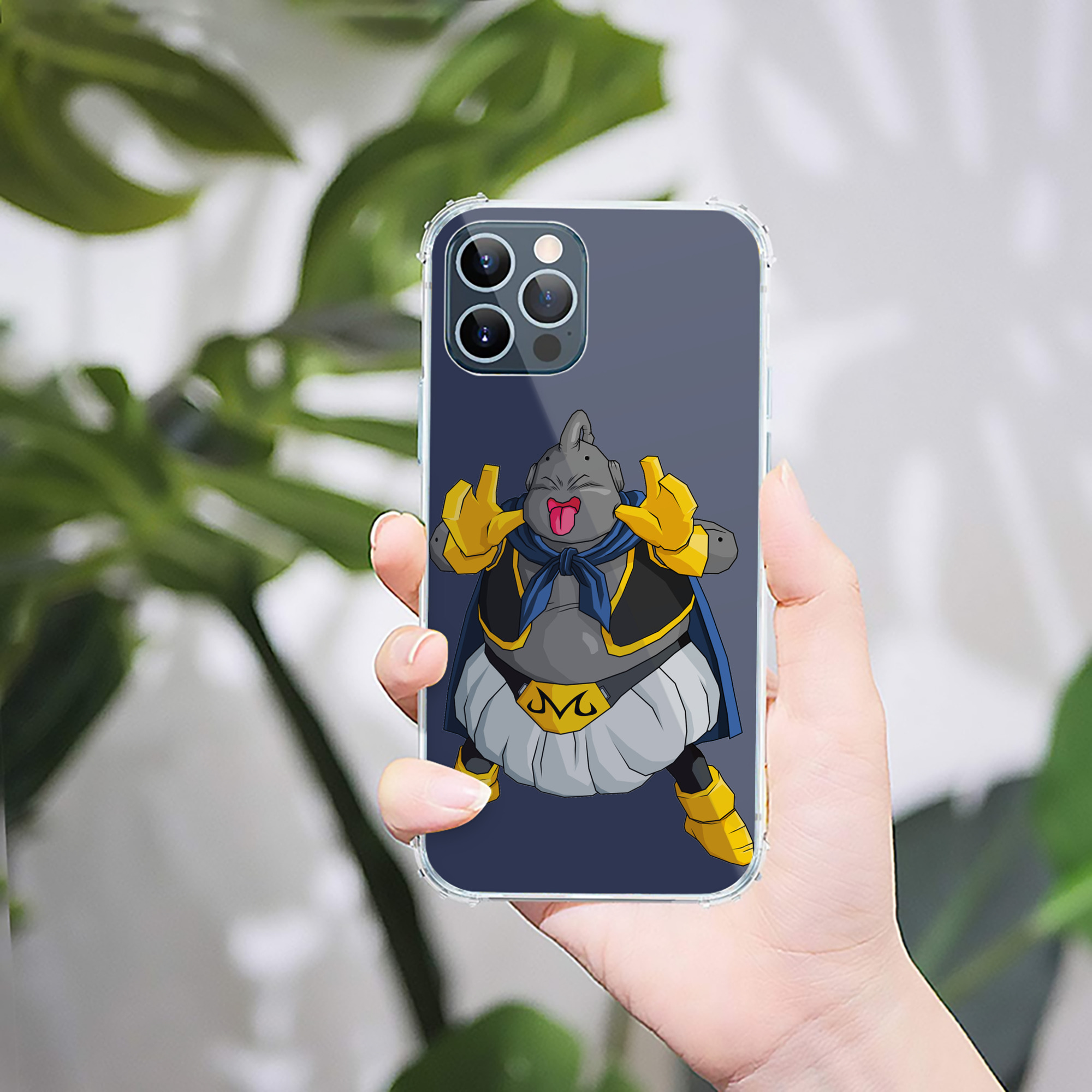 （画像用） ドラゴンボール 魔人ブウ DRAGON BALL Majin Buu 【iPhone 12シリーズ対応】透明スマホケース（クリアソフトケース）